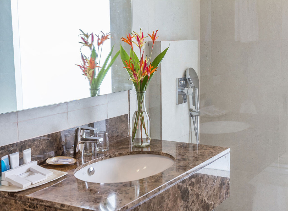 Emperador Marble Bathroom Countertop