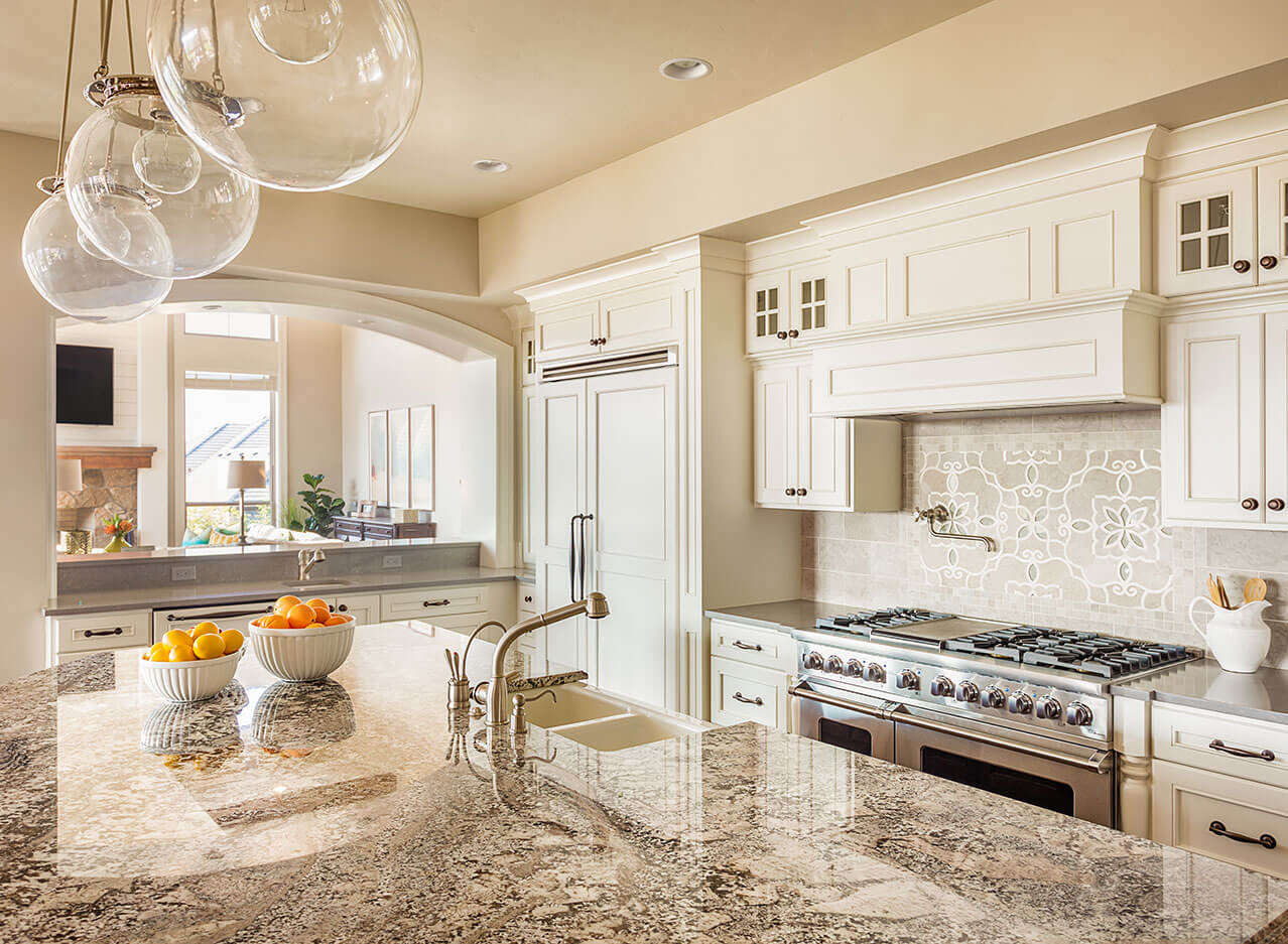 Bianco Antico Granite Kitchen Countertop 4 