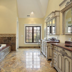 African Red Granite Bathroom Countertop