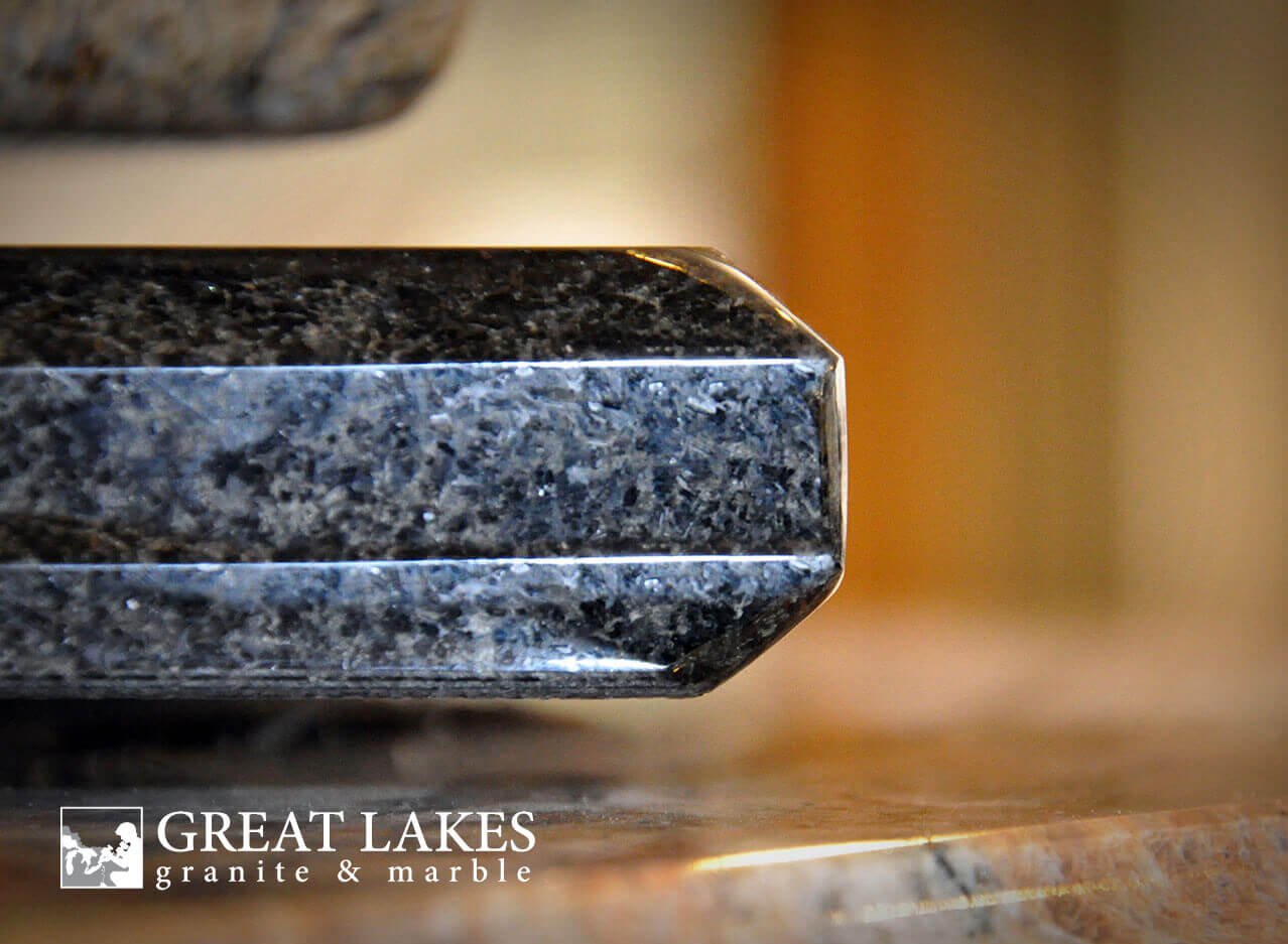 Double Bevel Edge Profile Great Lakes Granite Marble