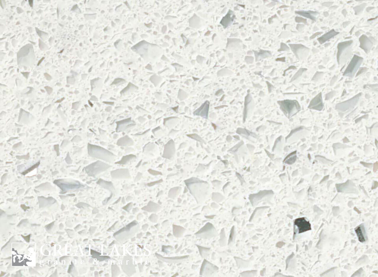 Sparkling White Quartz Great Lakes Granite Marble