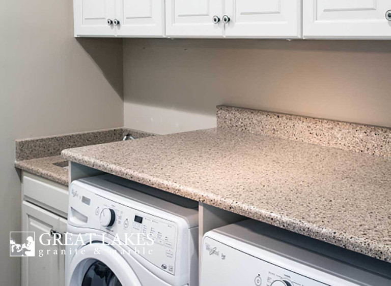 Silver Lake Quartz Laundry Countertop
