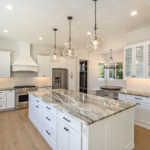 Fantasy Brown Quartzite Kitchen Island