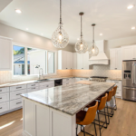 Fantasy Brown Quartzite Kitchen Farmhouse