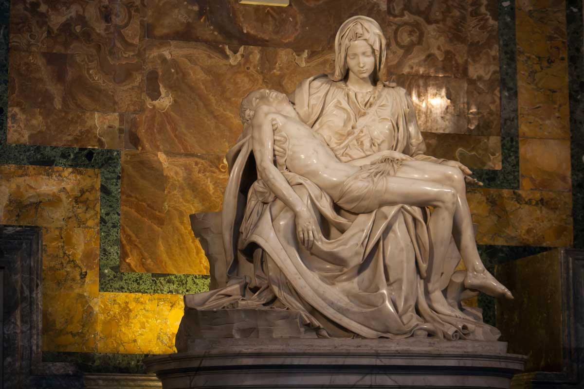 Marble Statue Pieta