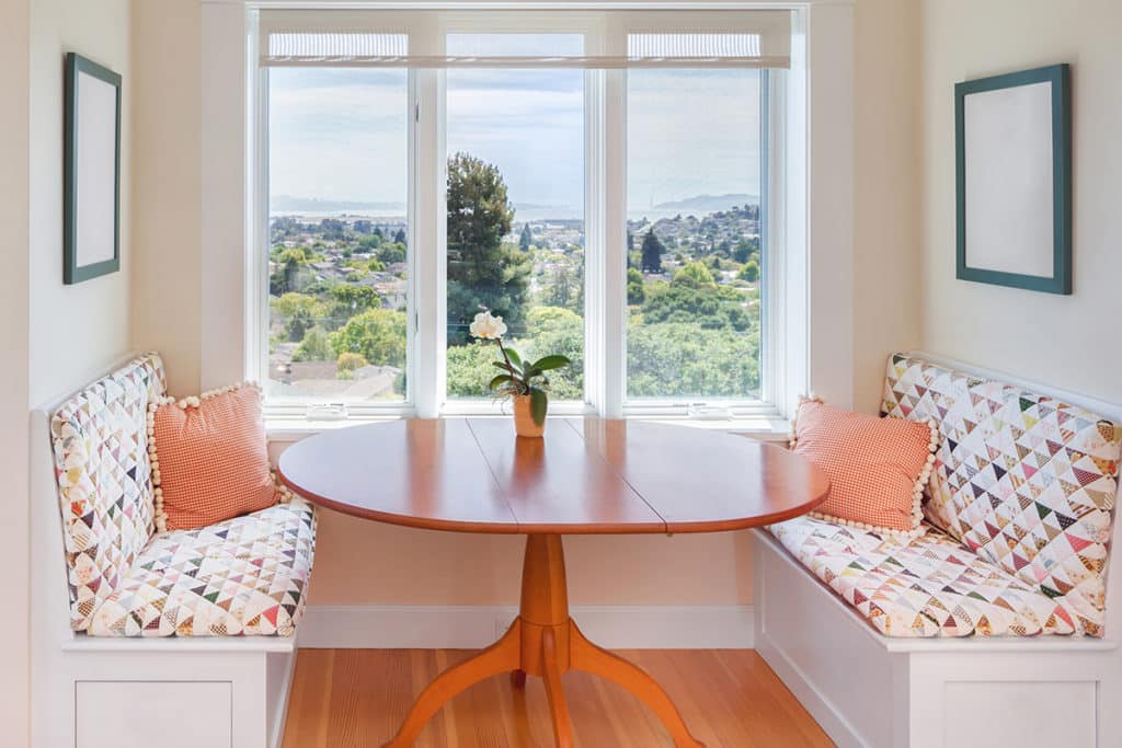 Kitchen Banquette With A View