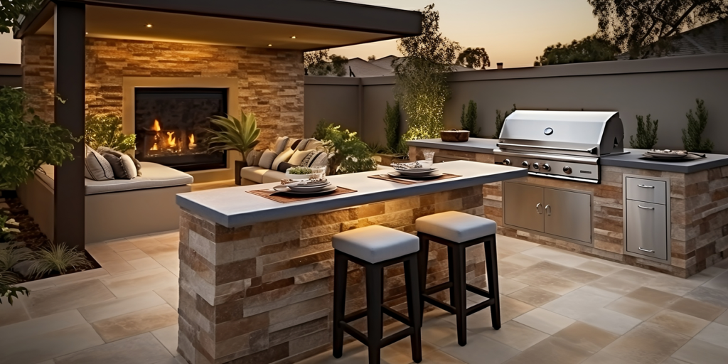 Outdoor Kitchen Header
